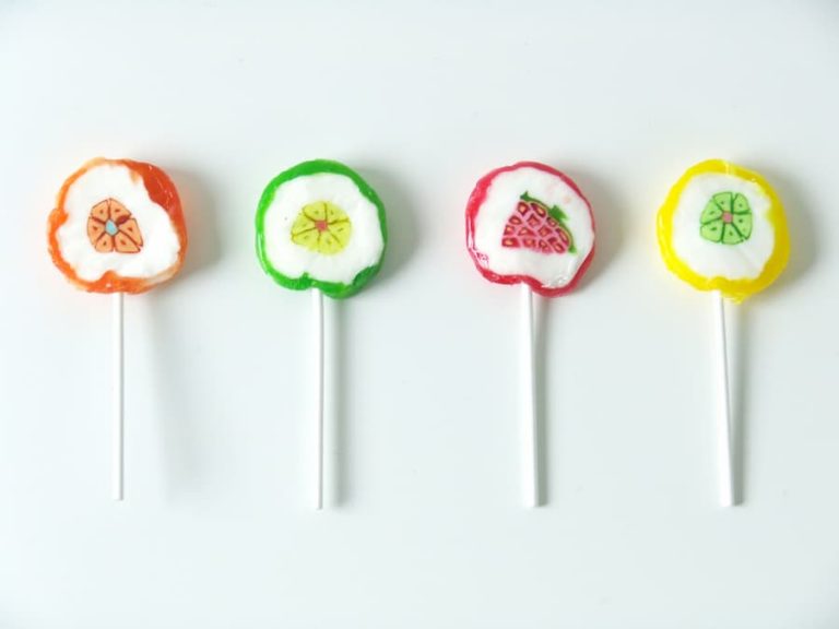 Sucette pop rock fruits